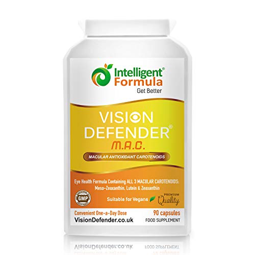 Carotenoides Antioxidantes Maculares VISION DEFENDER MAC - Protege Tus Ojos, Cuida Tu Vista con el Suplemento Vegano de Meso-Zeaxantina, Luteína & Zeaxantina para Ojos (90 cápsulas/Una-Diaria) Carotenoides Antioxidantes Maculares VISION DEFENDER MAC - Protege Tus Ojos, Cuida Tu Vista con el Suplemento Vegano de Meso-Zeaxantina, Luteína & Zeaxantina para Ojos (90 cápsulas/Una-Diaria)