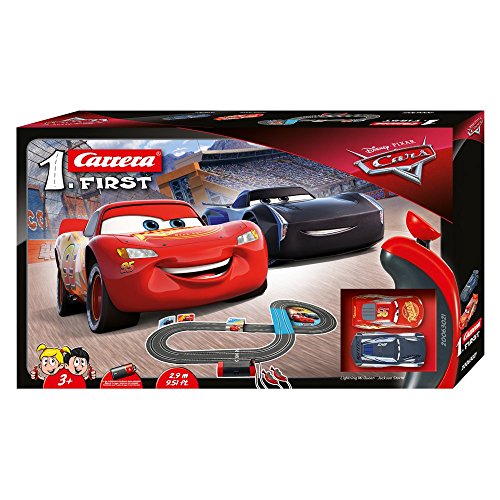 Carrera First - Disney Pixar Cars Circuito de Coches de Jackson Storm, Pista de 2.9m (20063021)