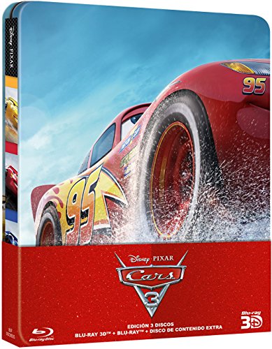 Cars 3 - Steelbook (BD 3D + 2D) [Blu-ray]
