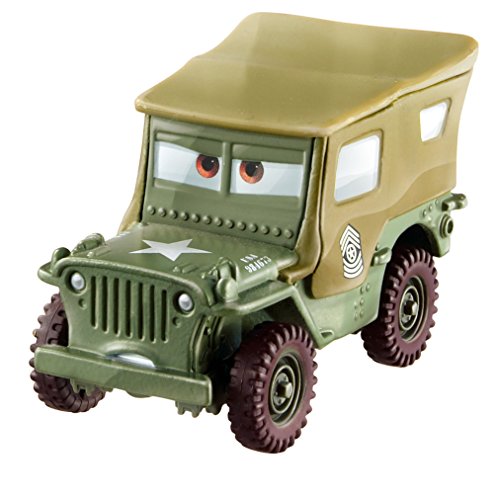 Cars Vehículo Sarge, coche de juguete (Mattel FJH95)