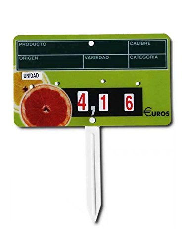 Cartel porta precios frutería pala (lote 30 carteles) Cartel porta precios frutería pala (lote 30 carteles)