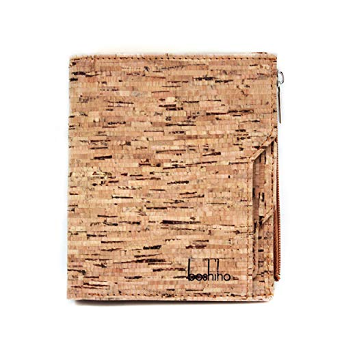 Cartera de Corcho, Cartera bloqueadora RFID para Hombre de Boshiho con Titular de la Tarjeta, Ranura para la Licencia de Conducir, Monedero Plegable con Monedero Cartera de Corcho, Cartera bloqueadora RFID para Hombre de Boshiho con Titular de la Tarjeta, Ranura para la Licencia de Conducir, Monedero Plegable con Monedero