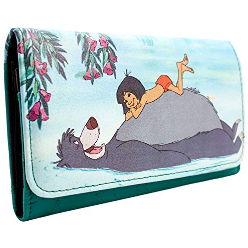 Cartera de Disney Jungle Book Baloo y Mowgli Verde