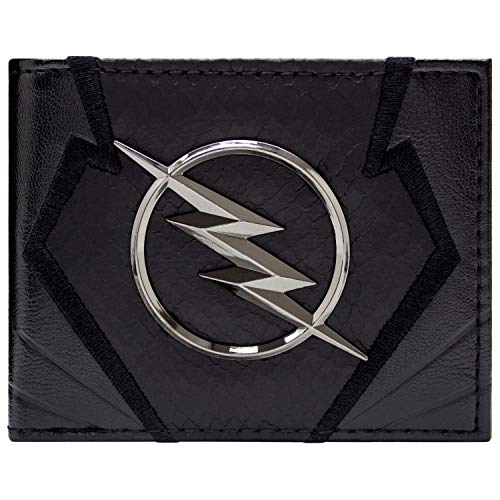 Cartera de The Flash Zoom Emblema Jay Garrick Negro Cartera de The Flash Zoom Emblema Jay Garrick Negro