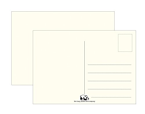 Cartes postales blanches – Cartes postales vides 50 ou 100 pièces à monter soi-même Décrire ou peindre Ultra épais papier recyclé vintage pour enfants ou adultes