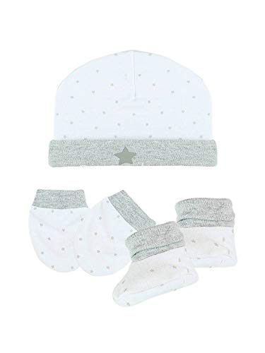 Casa Dorada del Mediterraneo Gamberritos, Set Regalo Recién Nacido/Conjunto bebé Primera Puesta/Gorro, Manoplas y Patucos para recién Nacido Casa Dorada del Mediterraneo Gamberritos, Set Regalo Recién Nacido/Conjunto bebé Primera Puesta/Gorro, Manoplas y Patucos para recién Nacido