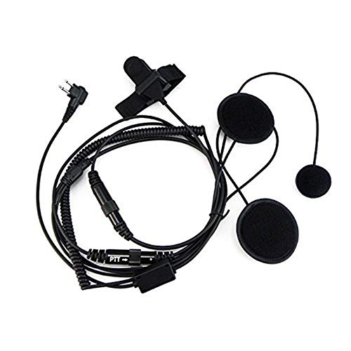 Casco Integral para Motocicleta, Auricular/Auricular con micrófono Boom y PTT para Dedo para Motorola Radio CT450 CT450-LS EP450 GP30 Casco Integral para Motocicleta, Auricular/Auricular con micrófono Boom y PTT para Dedo para Motorola Radio CT450 CT450-LS EP450 GP30