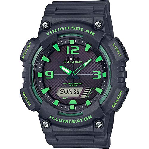 Casio Reloj Analógico-Digital para Hombre de Cuarzo con Correa en Resina AQ-S810W-8A3VEF