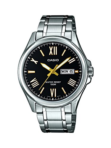 Casio Reloj analógico para Hombre de Cuarzo japonés con Correa en Acero Inoxidable MTP-1377D-1AVEF Casio Reloj analógico para Hombre de Cuarzo japonés con Correa en Acero Inoxidable MTP-1377D-1AVEF