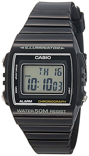 Casio Reloj Digital para Unisex de Cuarzo con Correa en Resina W-215H-1AVEF