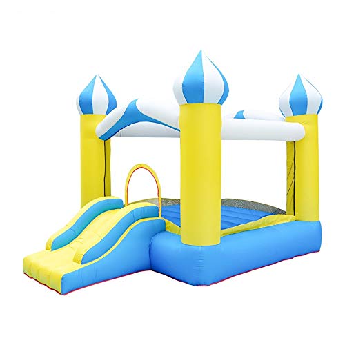 Castillos hinchables Pequeño Castillo Inflable Juegos Infantil Inflable trampolín Inflable Trampolín Entretenimiento Castillo Inflable (Color : Yellow, Size : 340x250x230cm)