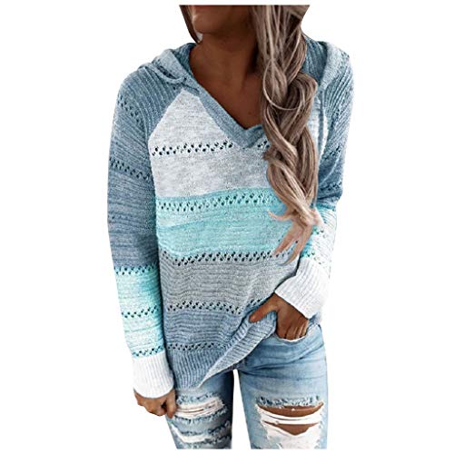 catmoew Mujer Sudadera Tops Chaqueta Suéter Jersey Mujer Otoño Invierno Talla Grande Hoodie Sudadera Suelto Sólido Manga Larga con Capucha Tejido de Punto Oversize S-5XL catmoew Mujer Sudadera Tops Chaqueta Suéter Jersey Mujer Otoño Invierno Talla Grande Hoodie Sudadera Suelto Sólido Manga Larga con Capucha Tejido de Punto Oversize S-5XL