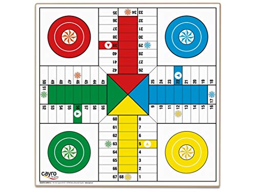 Cayro - Tablero Parchís 4 y 6 jugadores - Juego de tradicional - juego de mesa - Desarrollo de habilidades cognitivas - Juego de mesa (T-134) Cayro - Tablero Parchís 4 y 6 jugadores - Juego de tradicional - juego de mesa - Desarrollo de habilidades cognitivas - Juego de mesa (T-134)