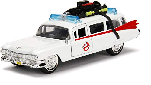 Cazafantasmas - Vehículos Hollywood Rides - Coche ECTO-1 Blanco, 1:32