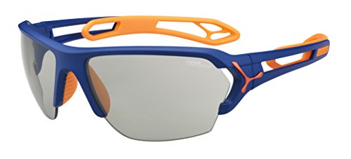Cébé S'Track, Gafas de Sol, Azul Mate / Naranja, L