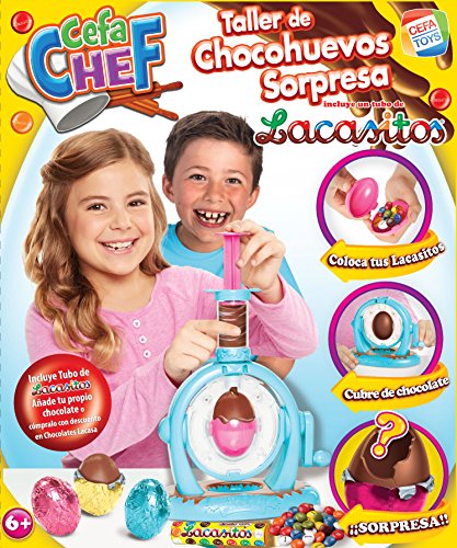 Cefa Chef Taller de Chocohuevos Sorpresa Lacasitos, Multicolor (CEFA Toys 88316)