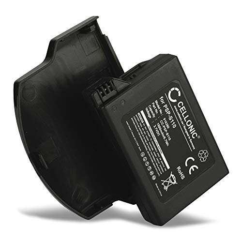 CELLONIC® XL Batería Premium Compatible con Sony PSP Slim & Lite (PSP-2000 / PSP-2004) / PSP Brite (PSP-3000 / PSP-3004) (1800mAh) PSP-S110 bateria de Repuesto, Pila reemplazo