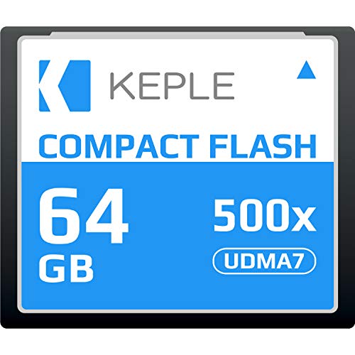 CF 64 GB Tarjeta de Memoria Compact Flash 500x Velocidad 75 MB/s, R 94 MB/s W 71.4 MB/S UDMA 7 Compatible con Nikon D5, D4, D800, D810, D700, D300; Canon 5d, Mark II, III, IV; 7d, Mark II CF 64 GB Tarjeta de Memoria Compact Flash 500x Velocidad 75 MB/s, R 94 MB/s W 71.4 MB/S UDMA 7 Compatible con Nikon D5, D4, D800, D810, D700, D300; Canon 5d, Mark II, III, IV; 7d, Mark II