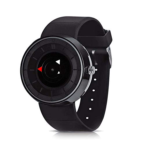 CFGem Relojes Hombre Puntero Impermeable de Cuarzo con Banda de Reloj de Caucho de Silicona Relojes de Hombre PRM-3508 Negro Reloj Hombre CFGem Relojes Hombre Puntero Impermeable de Cuarzo con Banda de Reloj de Caucho de Silicona Relojes de Hombre PRM-3508 Negro Reloj Hombre