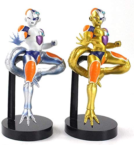 cheaaff Yzoncd 2 Piezas Dragon Ball Z Frieza Freeza mecánico Ver PVC Figura de acción Juguete de Modelos coleccionables 20cm