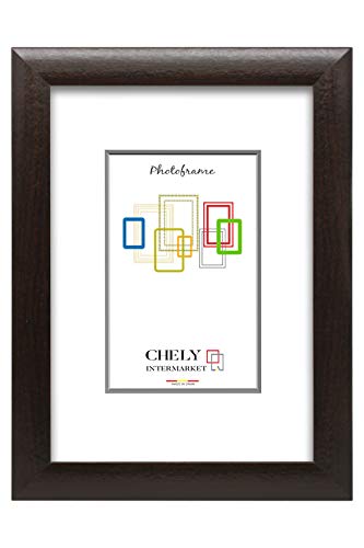 Chely Intermarket, Marco de Fotos Grandes 30x40 cm (Vengué) MOD-257, Hecho de Madera MDF, Ancho de Bastidor 1,90 cm con Acabado Elegante (257-30x40-0,65)