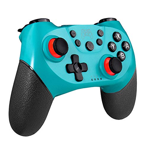 CHEREEKI Wireless Switch Pro Mando Compatible con Nintendo Switch, Bluetooth Switch Pro Controller Switch Gamepad Joystick Joypad con Batería Rechargable Dual Vibration Gyro Turbo para el Mando