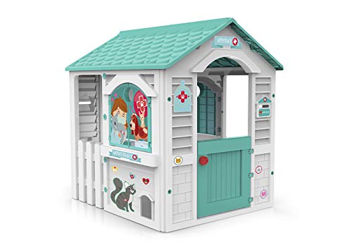 Chicos Centro Casita Infantil de Exterior. Incluye 11 Accesorios de Veterinario. A Partir de 24 Meses, Color Blanca y Turquesa (89619) Chicos Centro Casita Infantil de Exterior. Incluye 11 Accesorios de Veterinario. A Partir de 24 Meses, Color Blanca y Turquesa (89619)