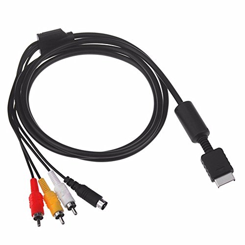 Childhood 6 pies 1.8m 3RCA Audio Video S-Video S Cable AV para PS3 PS2