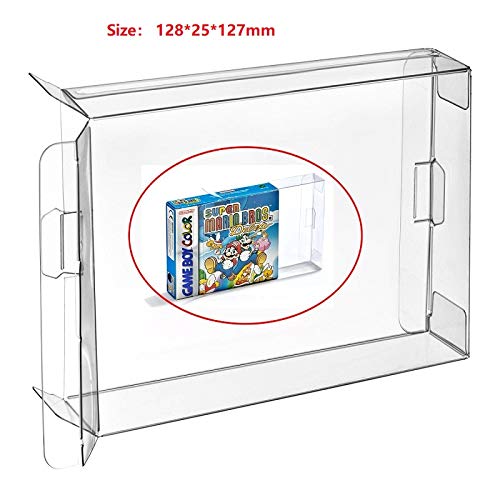 Childhood Carros 10pcs claro CIB caja de manga de la caja para Game Boy Color Advance GBA GBC Cartridge Protector
