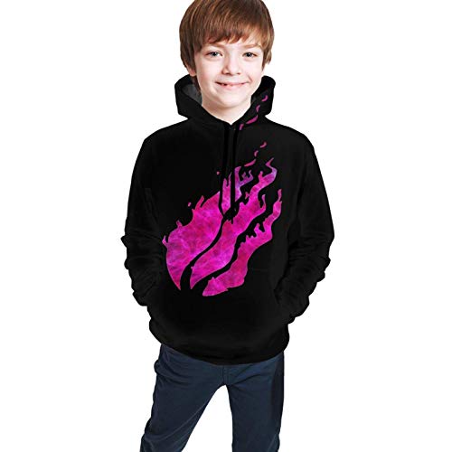 Children's 3D Printed Pullover Hoodie Sweatshirt For Boys/Girls/Teen/Kid's Black31 18-20