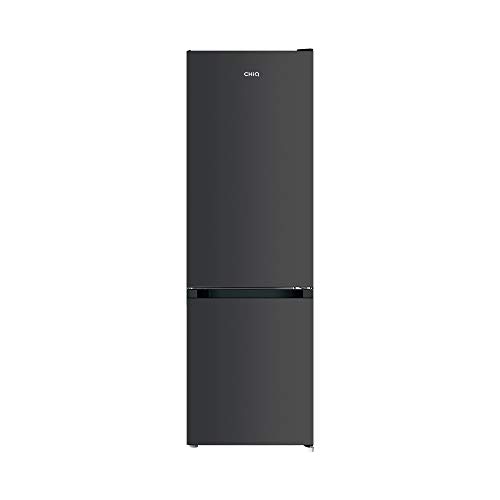 CHiQ FBM260L - Frigorífico combi 260L (187L + 73L congelador), Low frost, Color Negro, Puertas Reversibles, Altura 1.76m, Compresor con 12 años garantia, A++