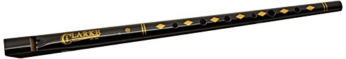 Clarke Tinwhistle SBDC - Flauta irlandesa en Re, color negro