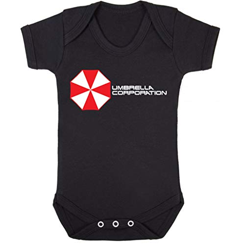 Cloud City 7 Resident Evil Umbrella Corporation Logo Baby Grow Short Sleeve