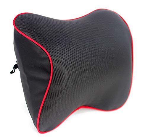 Cojín Almohada Cervical para Coche, Cojines para Conductores, Cojin Asiento Coche con Espuma Efecto Memoria, Ergonómica y Funda de Malla 3D (912791)