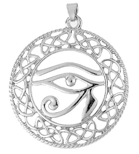 Colgante egipcio de ojo de Horus, símbolo de protección
