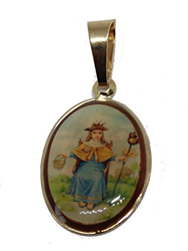 Colgante Santo Niño de Atocha chapado en oro de 18 quilates con 50,8 cm - Niño Santo Atocha Colgante Santo Niño de Atocha chapado en oro de 18 quilates con 50,8 cm - Niño Santo Atocha