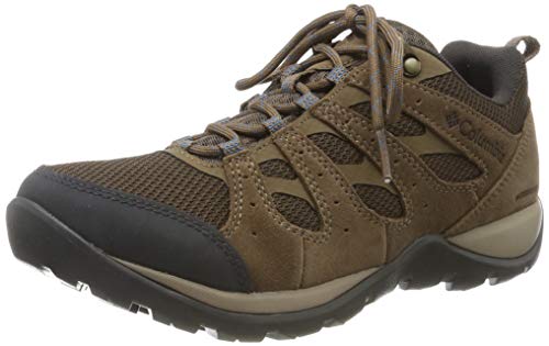 Columbia Redmond V2, Zapatillas de Senderismo Impermeables Mujer, Marrón (Espresso MHW, Deep Ocean), 37.5 EU