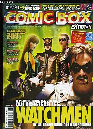 Comic Box, Hors-Série N°4 : A l'écran dans les comics, qui arrêtera les Watchmen et la bande dessinée britannique - Neil Gaiman explore la vie de Batman ! - Barry Kitson se paye la toile de Spider-Man ! Liam Sharp propulse Gears of Wars ...