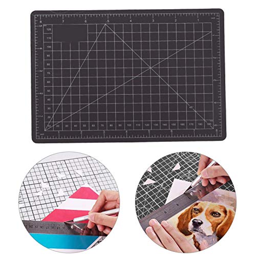 con escala de regla, almohadilla de corte A5 con autocuración, PVC de doble cara para escribir, pintura, fabricación de modelos con escala de regla, almohadilla de corte A5 con autocuración, PVC de doble cara para escribir, pintura, fabricación de modelos
