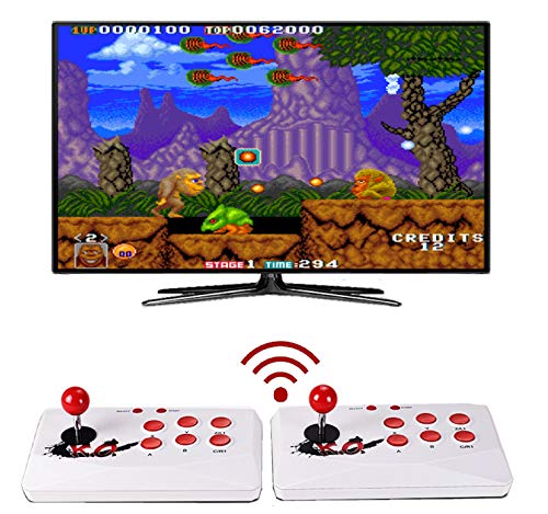 Consola Retro inalámbrica, Similar Pandora Box, más de 2000 Juegos, Retro Consola Maquina recreativa Arcade, Incluye 2 joysticks, Guardado de Partida, Favoritos,Mame,Neogeo,Megadrive,GBA,NES,SNES Consola Retro inalámbrica, Similar Pandora Box, más de 2000 Juegos, Retro Consola Maquina recreativa Arcade, Incluye 2 joysticks, Guardado de Partida, Favoritos,Mame,Neogeo,Megadrive,GBA,NES,SNES