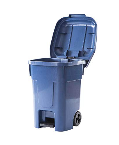 Contenedor de Residuos 60 L, 46x52x65, Cubo Basura, Ruedas y Pedal (Verde) Contenedor de Residuos 60 L, 46x52x65, Cubo Basura, Ruedas y Pedal (Verde)