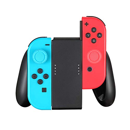 Controlador Agarre Compatible para el Switch Joy-con, Switch Joy-con Hand Grip (Negro)