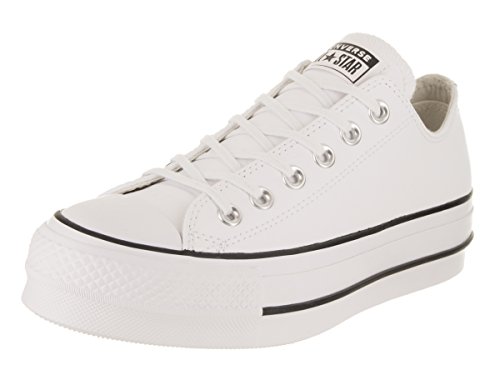 Converse Chuck Taylor CTAS Lift Clean Ox, Zapatillas Mujer, Blanco (White/Black/White 102), 36.5 EU Converse Chuck Taylor CTAS Lift Clean Ox, Zapatillas Mujer, Blanco (White/Black/White 102), 36.5 EU
