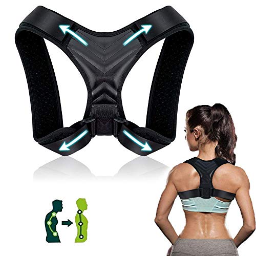 Corrector de Postura, Corrector de Postura Espalda y Hombro para Hombre y Mujer Transpirable, Talla Asjustable Faja Espalda Recta Soporte