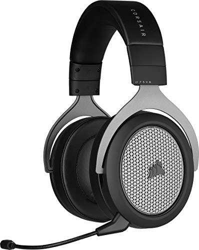 Corsair HS75 XB Wireless Auriculares para Juegos para Xbox One y Xbox Series X (Conéctese Instante sin Adaptador Inalámbrico, Audio Dolby Atmos Envolvente, Micrófono Unidireccional) Negro