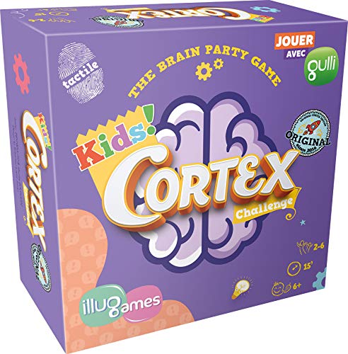 Cortex Kids Asmodee - Juego de Mesa para Juegos de Mesa (Juego de Pensamiento y Memoria)