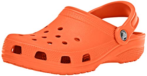 Crocs Classic Clog, Zuecos Unisex Adulto, Naranja (Tangerine 817), 45/46 EU