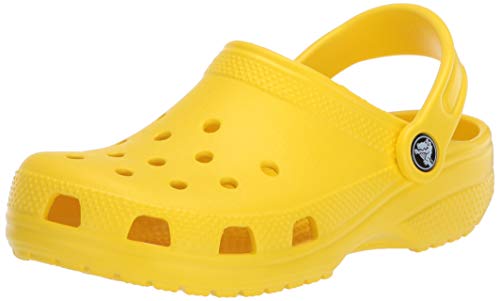 Crocs Classic U, Zuecos con Correa Trasera Unisex Adulto, Amarillo (Limón), 37/38 EU