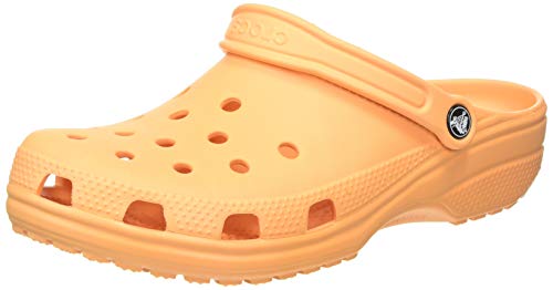 Crocs Classic U, Zuecos con Correa Trasera Unisex Adulto, Naranja (Melón), 41/42 EU