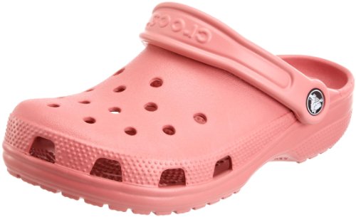 Crocs Classic U, Zuecos con Correa Trasera Unisex Adulto, Rosa (Flor), 36/37 EU